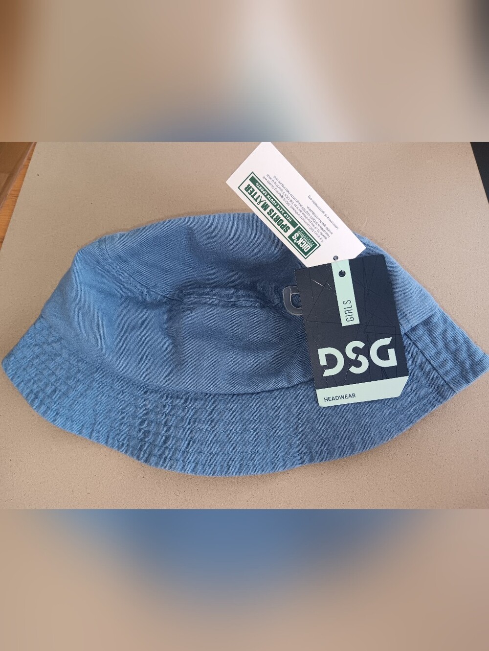 DSG Girls Denim-Blue Cotton Bucket Hat